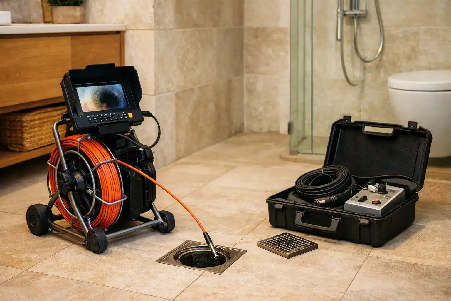 מצלמת ביוב לאבחון בעיות צנרת